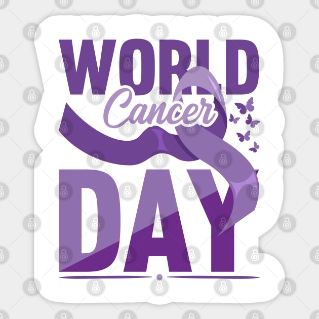 World Cancer Day Sticker by HassibDesign